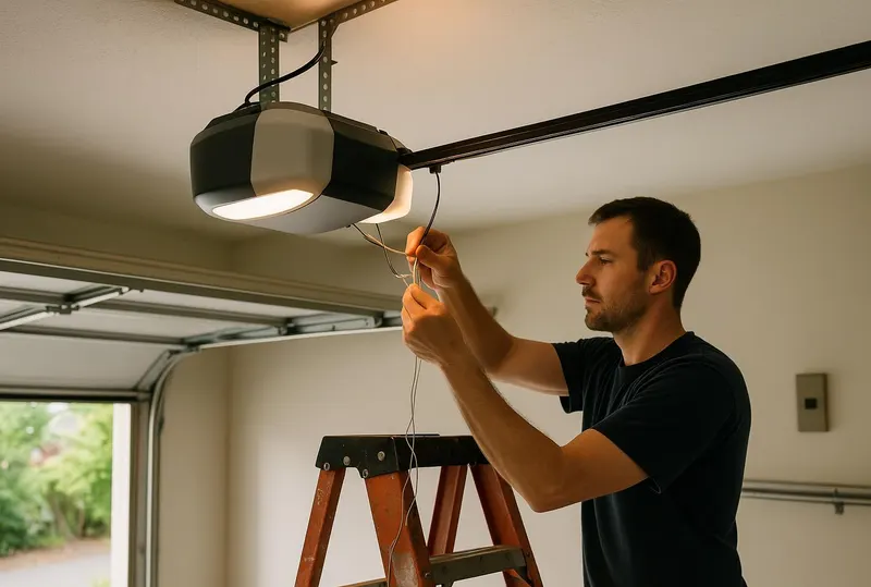 Garage Door Spring Repair in Crystal Springs