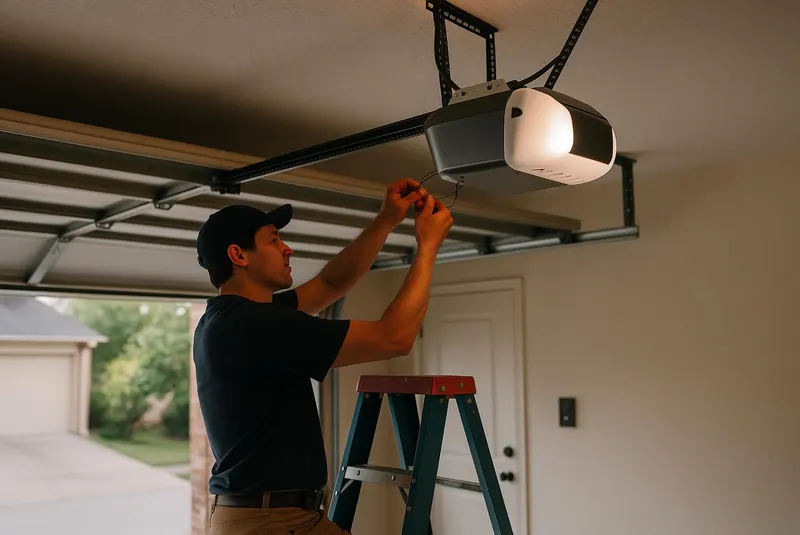 Garage Door Opener Installation in Crystal Springs